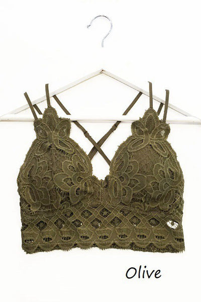 Lace Bralette Intimate Tops-Multiple Colors