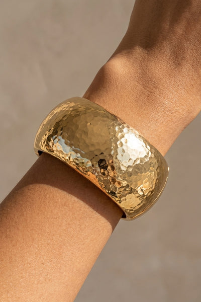 Hammered Bangle Bracelet