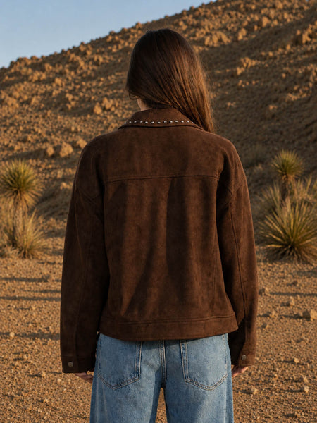 Ashton Studded Suede Jacket