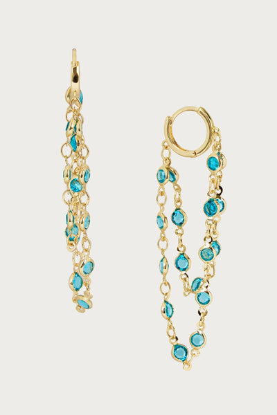 Glass Multi Layer Earrings