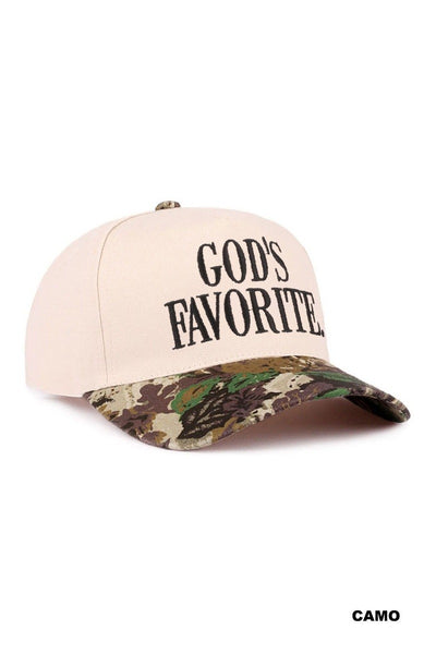 “Gods Favorite” Canvas Hat
