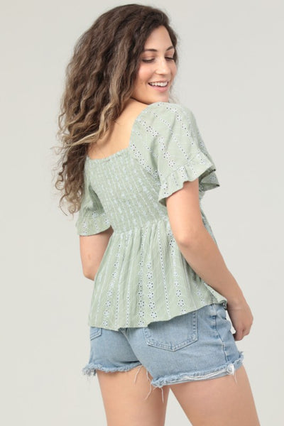 Desert Sage Twist Top