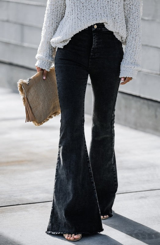 High Rise Flare Jeans