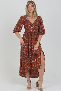 Ginger Twist Front Dress