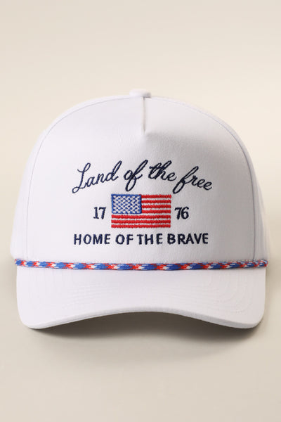 Land Of The Free Trucker Hat