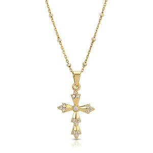 Maiden Cross Necklace
