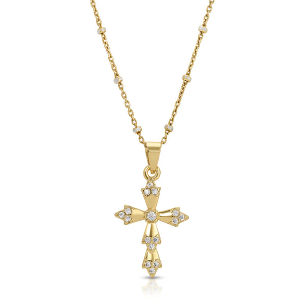 Maiden Cross Necklace
