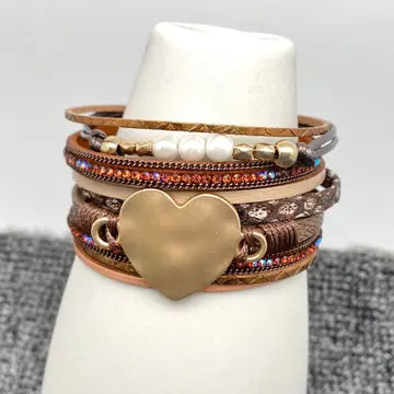 Magnetic Heart Bracelets