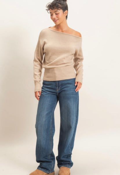 Janis Off The Shoulder Sweater Top