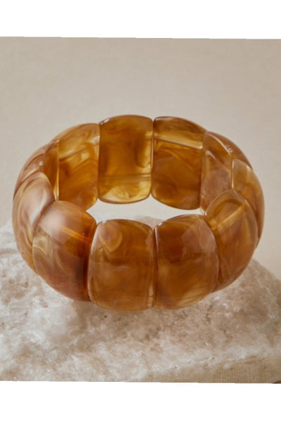 Acrylic Elastic Bangle Bracelet
