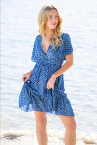 Preorder Pirrin V Neck Short Dress