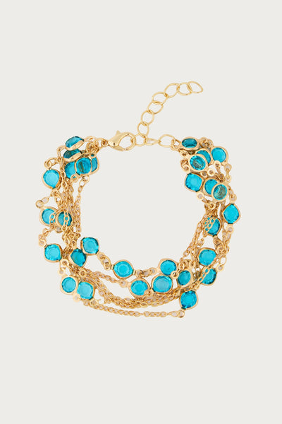 Glass Multi Layer Bracelet