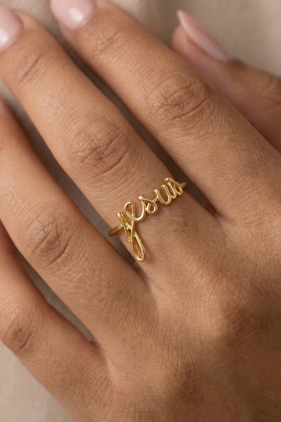 Jesus Word Ring