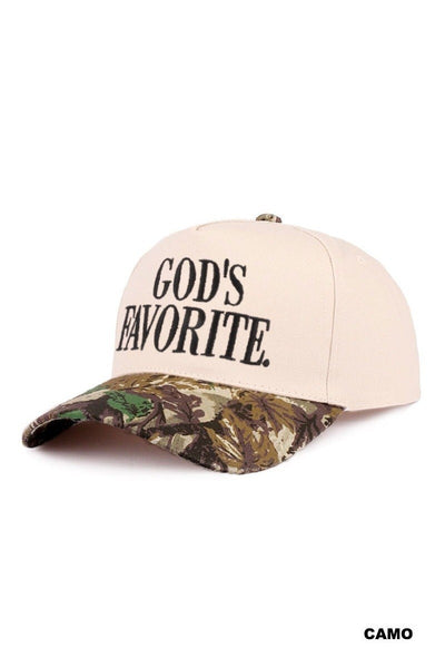 “Gods Favorite” Canvas Hat