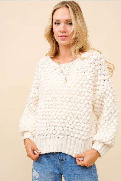 Bubble Pullover Sweater