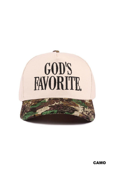 “Gods Favorite” Canvas Hat