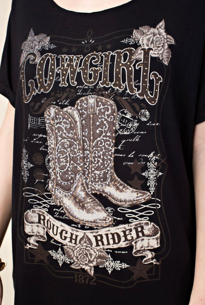 “Cowgirl Rough Rider” Graphic Top