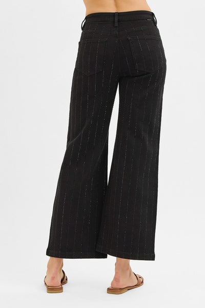 Risen Rhinestone Crop Pants