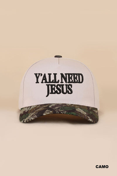 “Y’ALL Need Jesus”  Trucker Hat