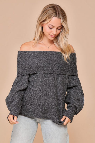 Cozy Off The Shoulder Sweater