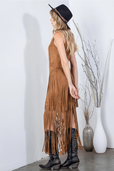Preorder Western Long Fringe Dress