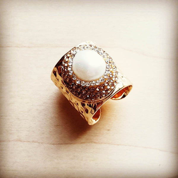 Fresh Water Pearl Cuff Ring