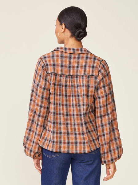 Caramel Plaid Shirt