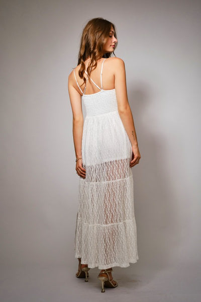 Preorder Lace Bralette Maxi Dress