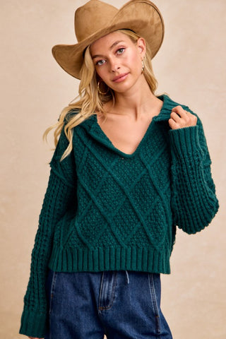 Preorder Hunter Collared Sweater Top