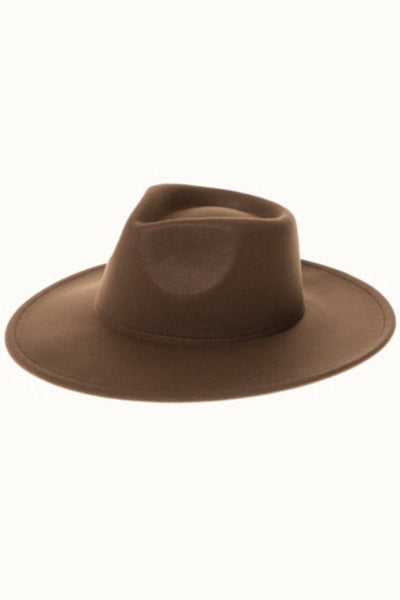 Wide Brim Vegan Felt Hat