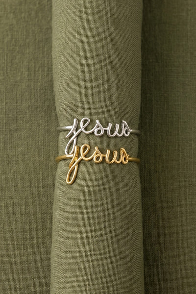 Jesus Word Ring