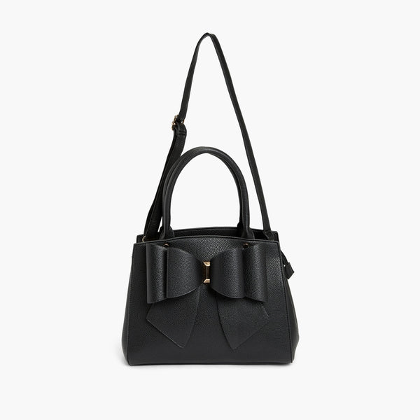 Bow Tie Satchel Crossbody Purse