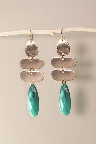 Turquoise Teardrop Earrings