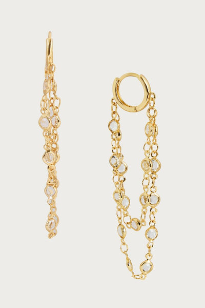 Glass Multi Layer Earrings