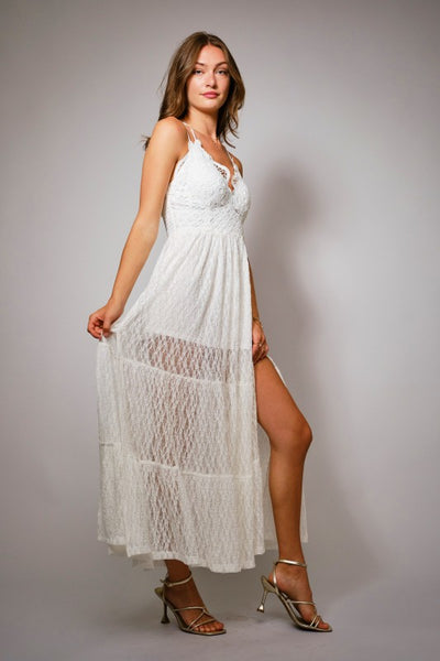 Preorder Lace Bralette Maxi Dress