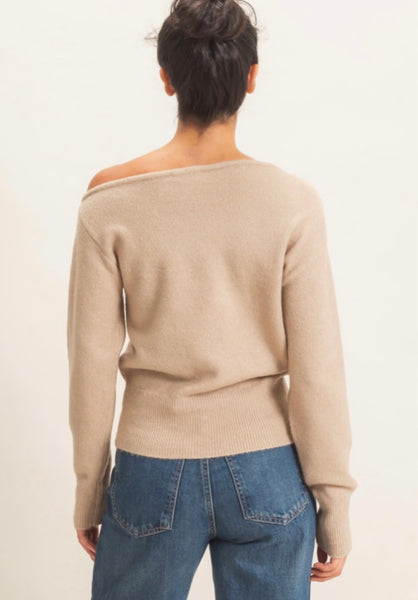 Janis Off The Shoulder Sweater Top