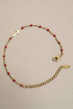 Tarnish Free Cross Bracelet