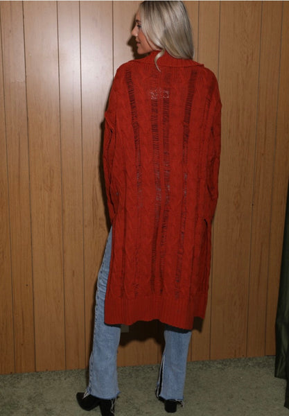 Angie Long Duster Cardigan Sweater