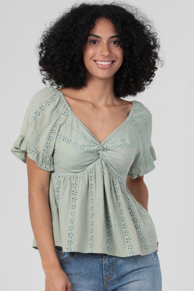 Desert Sage Twist Top