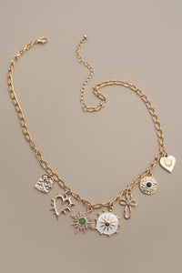 Three Style Charm Necklaces