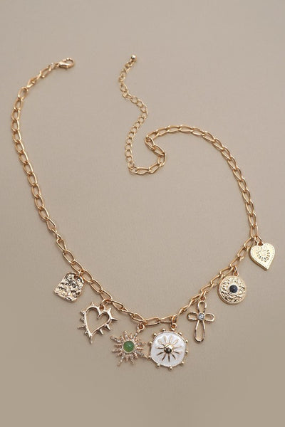Three Style Charm Necklaces