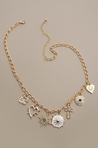 Three Style Charm Necklaces