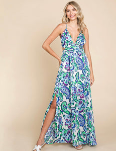 Deep V Neck Boho Maxi Dress WHIF Clothing Boutique Deep V Neck Boho Maxi Dress WHIF Clothing Boutique