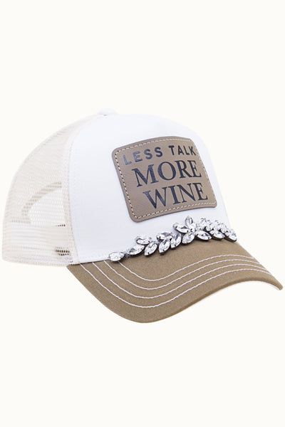 “Less Talk More Wine” Trucker Hats