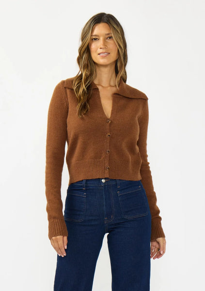 Lovestitch Brown Collared Sweater