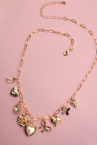 Three Style Charm Necklaces
