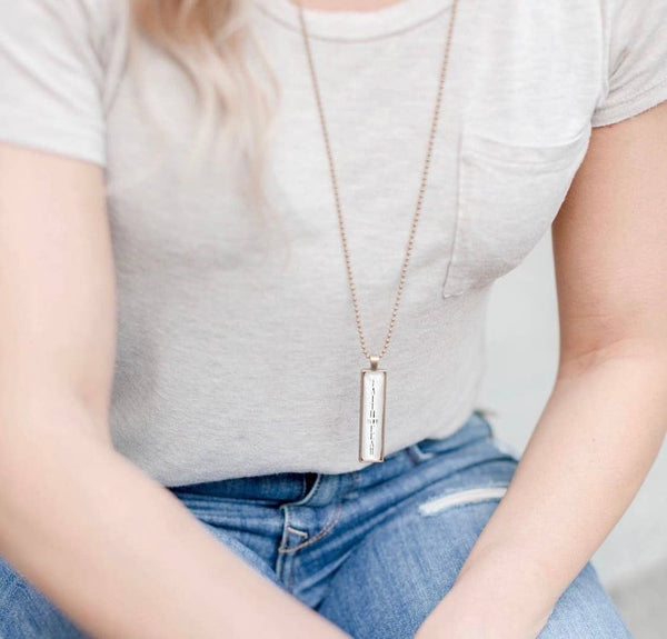 Faith Over Fear Necklace