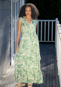 Satara Sage Boho Dress – WHIF Clothing Boutique