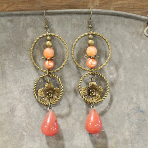 Hop To It Bunny Blush Dangle Earrings