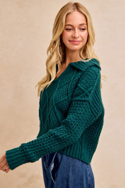 Preorder Hunter Collared Sweater Top